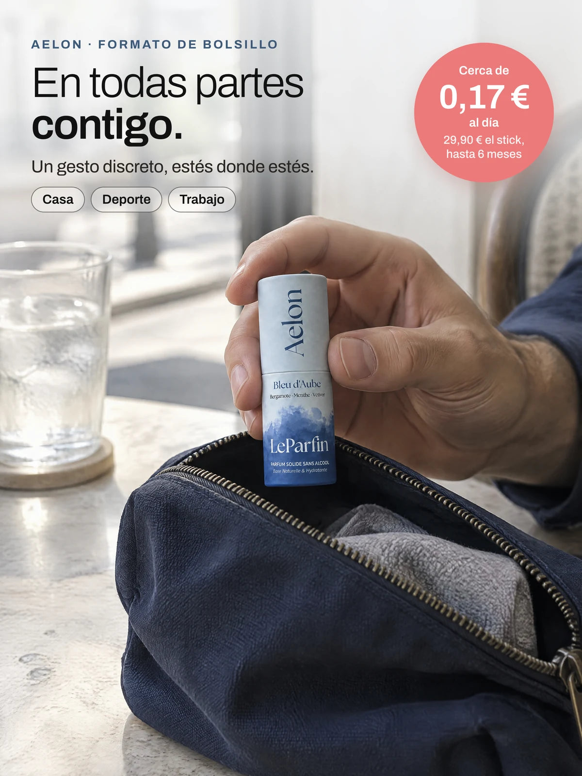 Aelon, un perfume para llevar a todas partes: en casa, en el deporte o en el trabajo