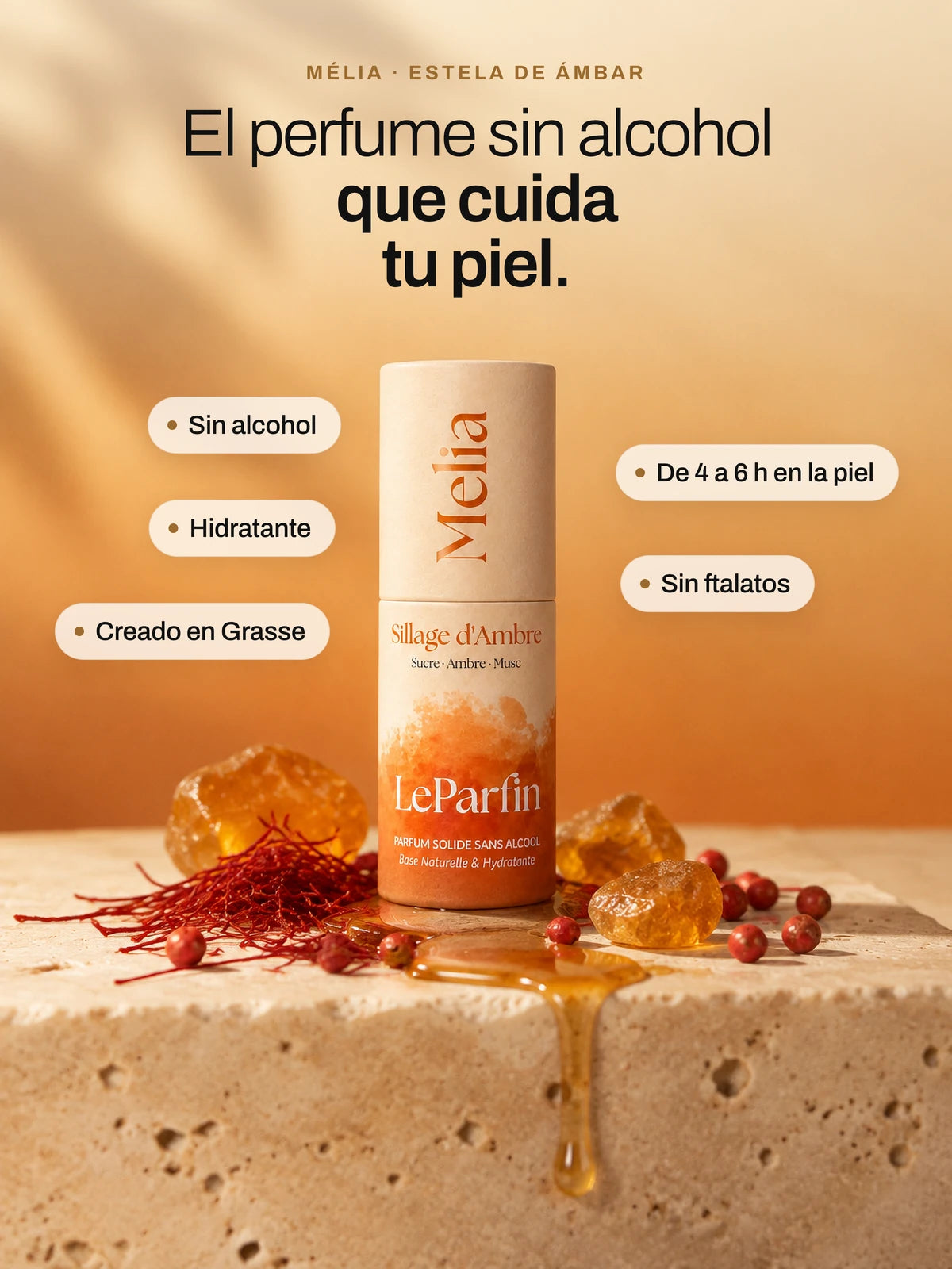 Mélia, perfume sólido sin alcohol: 5 razones para adoptarlo