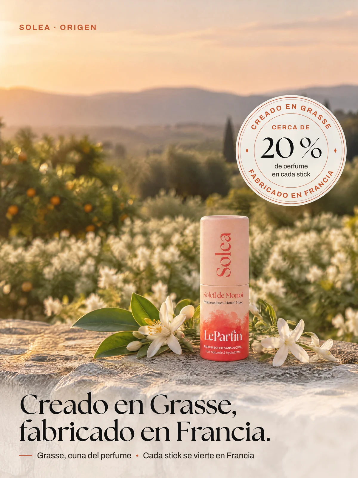 Solea, creado en Grasse y fabricado en Francia